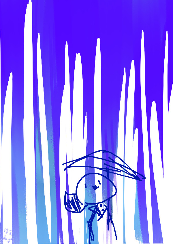 hadakanbonezumi-japanese girl rain