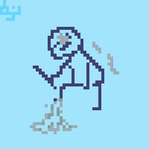 hadakanbonezumi as MappaDeppa mice pixel art diary