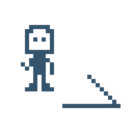 hadakanbonezumi-arts-pixel doodle art