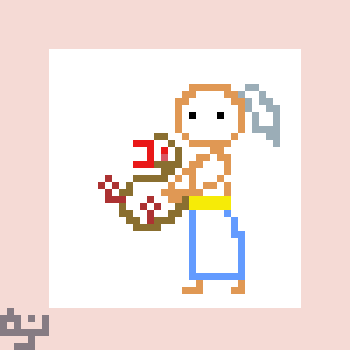 hadakanbonezumi or mappadeppa-kawaii pixel art