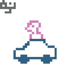 hadakanbonezumi-arts-DoppeCoppe car gif anime pixel art