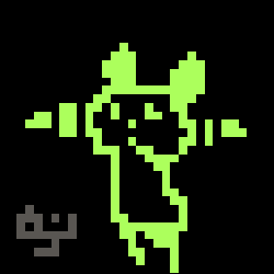 hadakanbonezumi-arts-DoppeCoppe-pixel art original animal