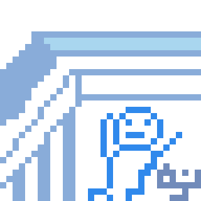 hadakanbonezumi-as DoppeCoppe walkway pixe art OC