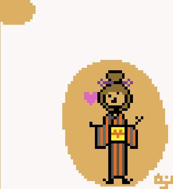 hadakanbonezumi-pixel art Japanese style kawaii original Kimono woman