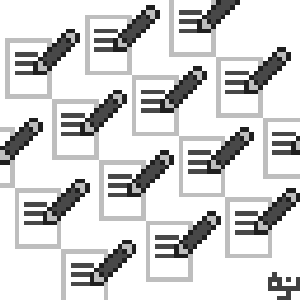 hadakanbonezumi-arts-pixel art paper pencil