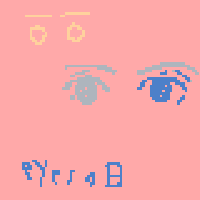 hadakanbonezumi-arts-Pixel art of an eye for Eye Day.