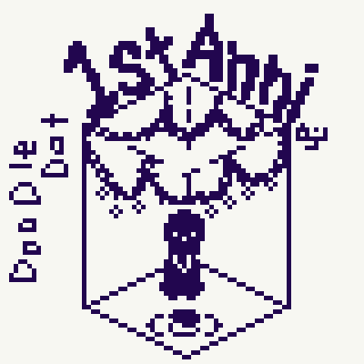 1bit pixel art of birthday